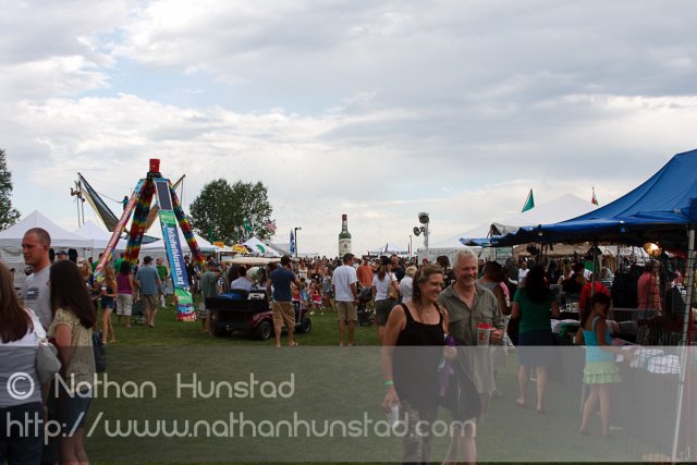The crowd at the Colorado Irish Festival